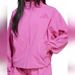 NWT Red Adidas ZNE Jacket  Zip Hood L